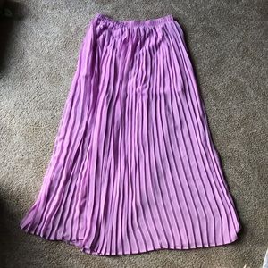 💜Lavender Pleated Maxi Skirt💜